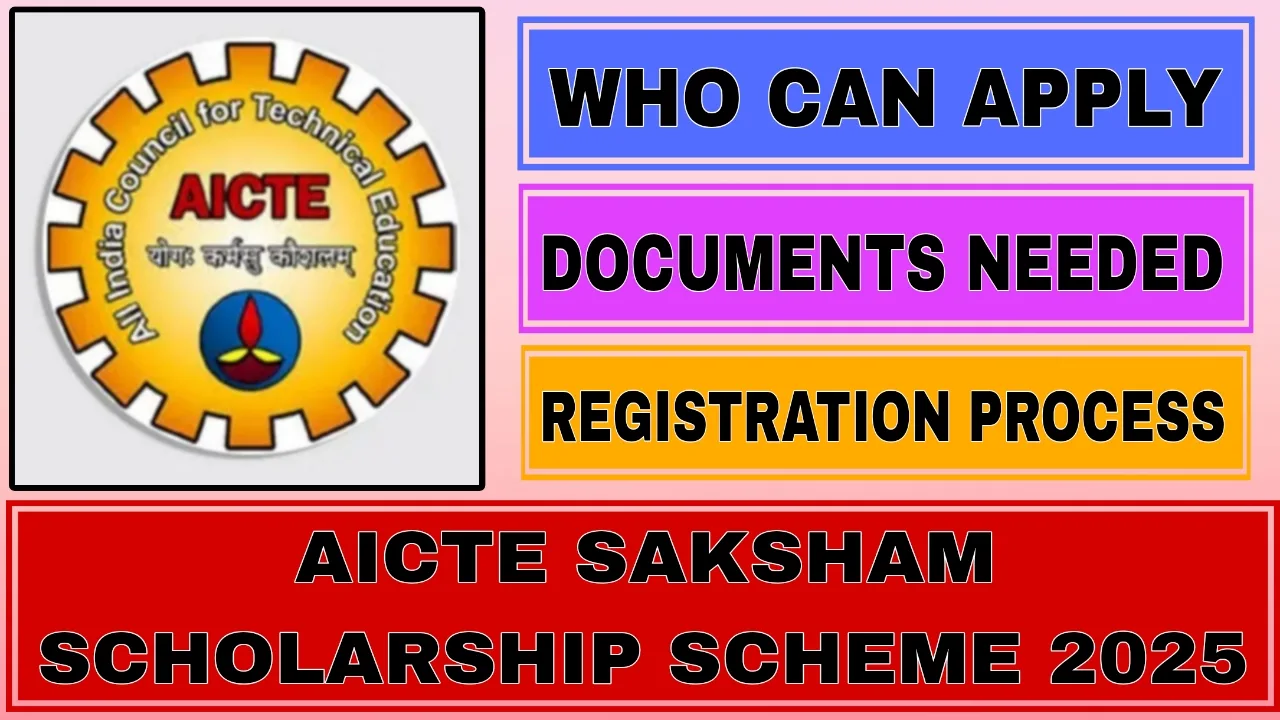 AICTE Saksham Scholarship Scheme 2025