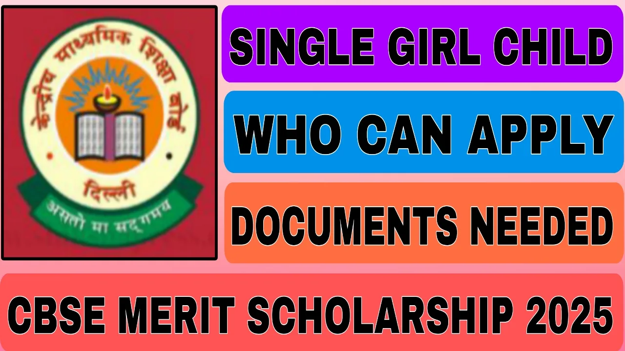 CBSE Merit Scholarship 2025