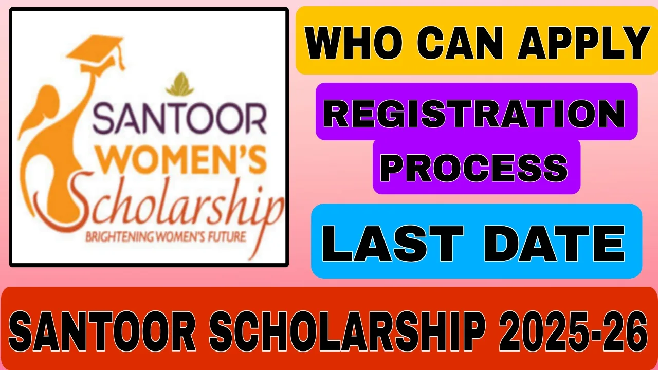 Santoor Scholarship 2025-26