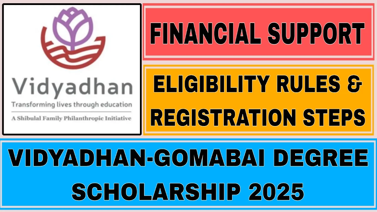 Vidyadhan-Gomabai Degree Scholarship 2025